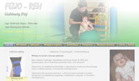 Gabinet Fizjoterapii i Rehabilitacji, Strona internetowa wykonana przez pracownię stron www F.H.U. Jurand Bytom