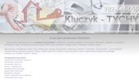 Kluczyk - TYCHY, Strona internetowa wykonana przez pracownię stron www F.H.U. Jurand Bytom