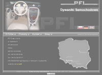 pfi24 Autodywaniki, Strona internetowa wykonana przez pracownię stron www F.H.U. Jurand Bytom