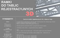 Ramki 3D, Strona internetowa wykonana przez pracownię stron www F.H.U. Jurand Bytom